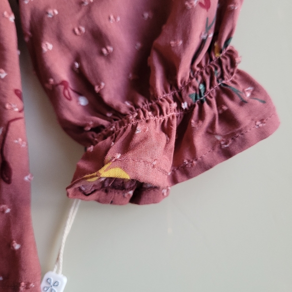 Caslon Womens Floral Clip Dot blouse NWT , Sz XXL - Picture 7 of 9